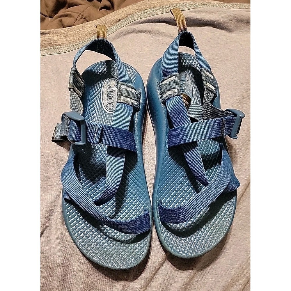 Chaco Z/1 EcoTread Yth Sz US 4 EU 35 Cerulean Bright Blue Sandals JCH180308 Kid